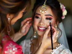 compressed_makeup artist applying elegant bridal makeup